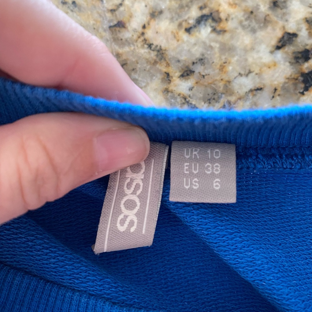 ASOS Cropped Colorblock Sweater - Picture 4 of 4